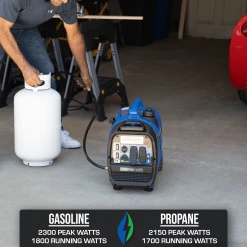 DuroMax XP2300iH 2,300 Watt Portable Dual Fuel Inverter Generator W/ CO Alert 18 DuroMax XP2300iH 2,300 Watt Portable Dual Fuel Inverter Generator W/ CO Alert
