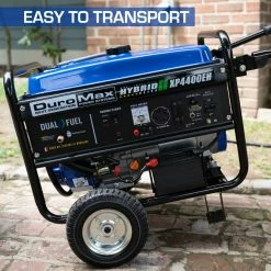 Dual Fuel Generators DuroMax XP4400EH 4,400 Watt Portable Dual Fuel Gas Propane Generator