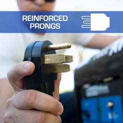 Generator Accessories DuroMax XP5015GC 50-Amp 15-Foot 6-Gauge 14-50 CS6364 Heavy Duty Generator Power Cord For Home Power Backup, Black