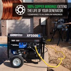 Gasoline Generators DuroMax XP5500X 5,500 Watt Gasoline Portable Generator W/ CO Alert
