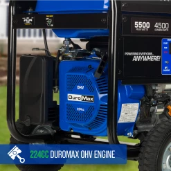 Gasoline Generators DuroMax XP5500X 5,500 Watt Gasoline Portable Generator W/ CO Alert