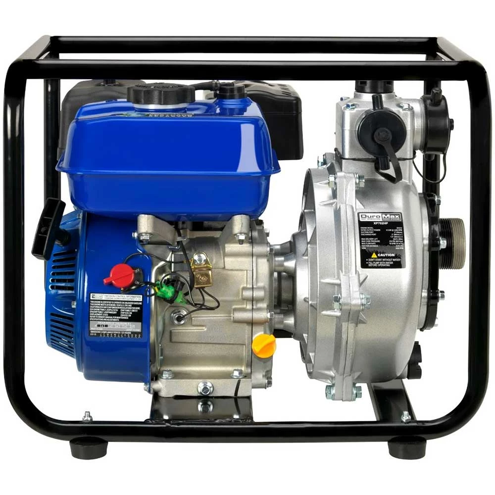 DuroMax XP702HP 208cc 2-Inch 70-GPM Gas Powered High Pressure Water Pump Lawn & Outdoor Power 6 DuroMax XP702HP 208cc 2-Inch 70-GPM Gas Powered High Pressure Water Pump Lawn & Outdoor Power