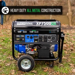 DuroMax XP7500DX 7,500 Watt Dual Fuel Gas Propane Portable Generator W/ CO Alert Dual Fuel Generators