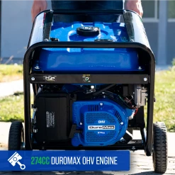 DuroMax XP7500DX 7,500 Watt Dual Fuel Gas Propane Portable Generator W/ CO Alert Dual Fuel Generators