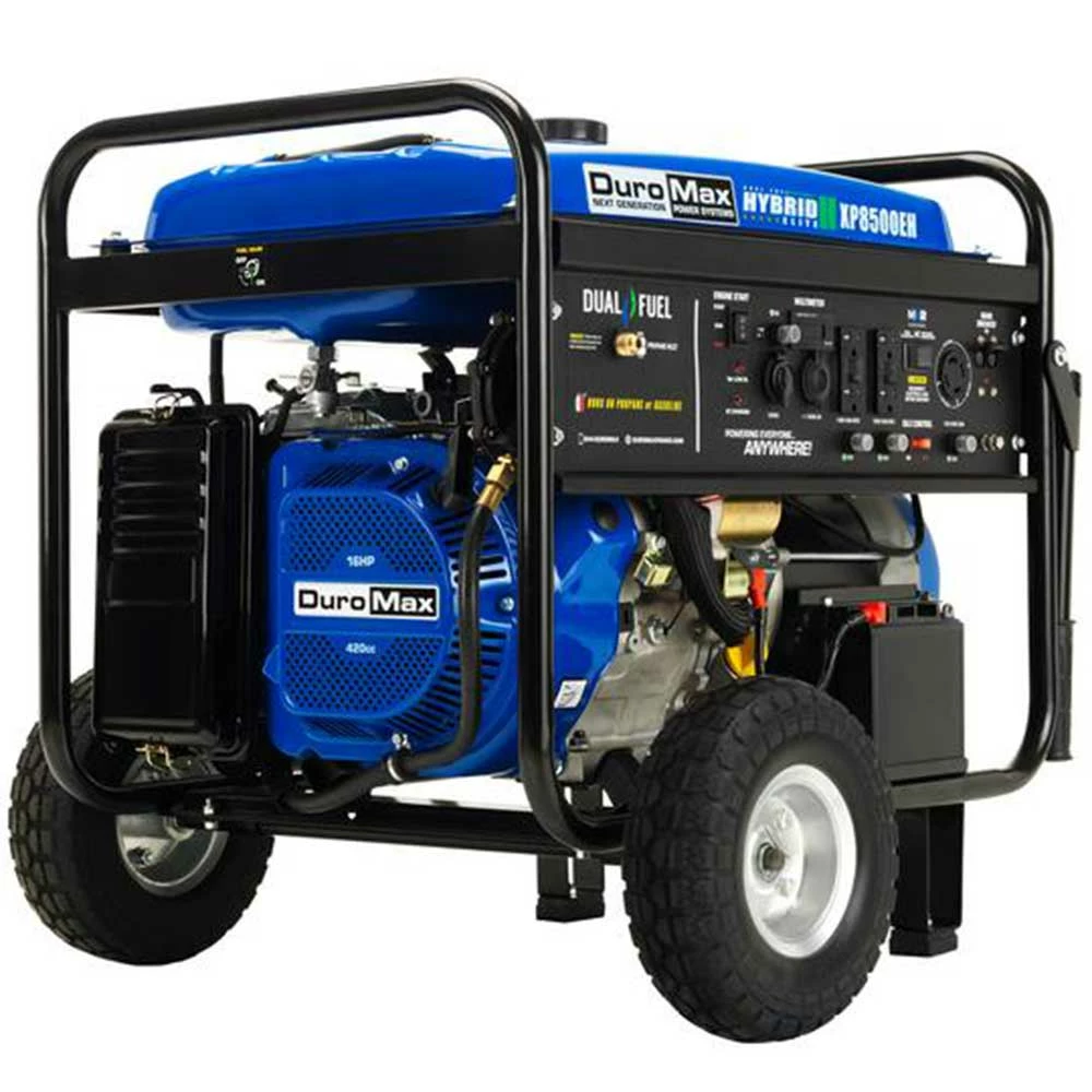 DuroMax XP8500EH 8,500 Watt Portable Dual Fuel Gas Propane Powered Generator 3 DuroMax XP8500EH 8,500 Watt Portable Dual Fuel Gas Propane Powered Generator