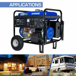 DuroMax XP8500EH 8,500 Watt Portable Dual Fuel Gas Propane Powered Generator 12 DuroMax XP8500EH 8,500 Watt Portable Dual Fuel Gas Propane Powered Generator