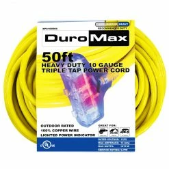DuroMax Large Generator Cords And Cover Starter Kit (Fits 8,500 Watt Units And Up) Generator Accessories