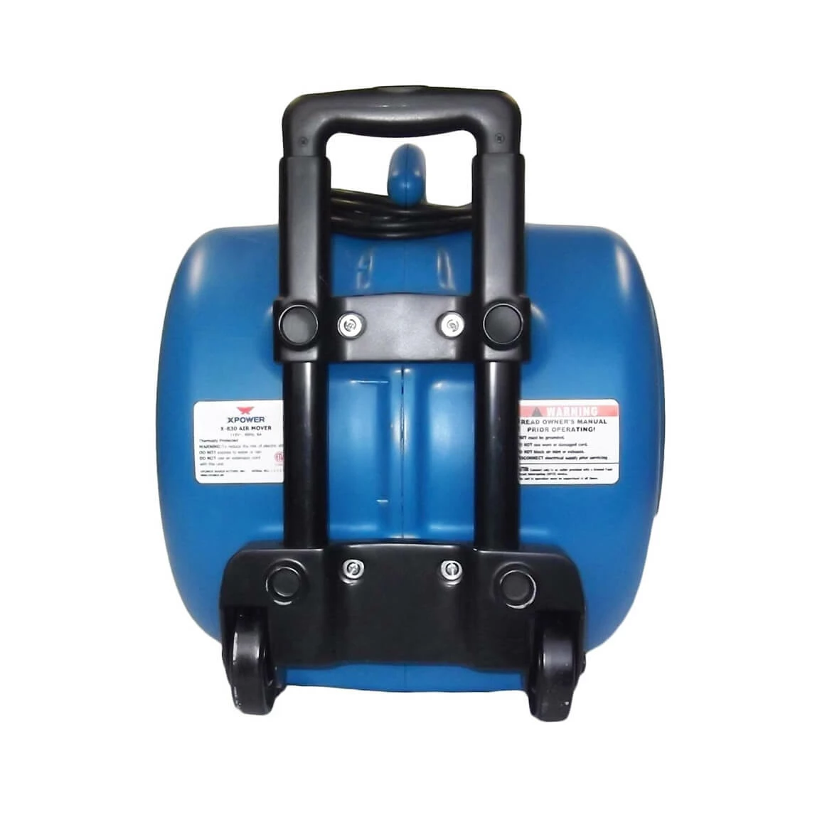 Tools & Equipment XPOWER X-830H 1HP 3600 CFM High Volume Air Mover W/ Telescopic Handle & Wheels 7 Tools & Equipment XPOWER X-830H 1HP 3600 CFM High Volume Air Mover W/ Telescopic Handle & Wheels
