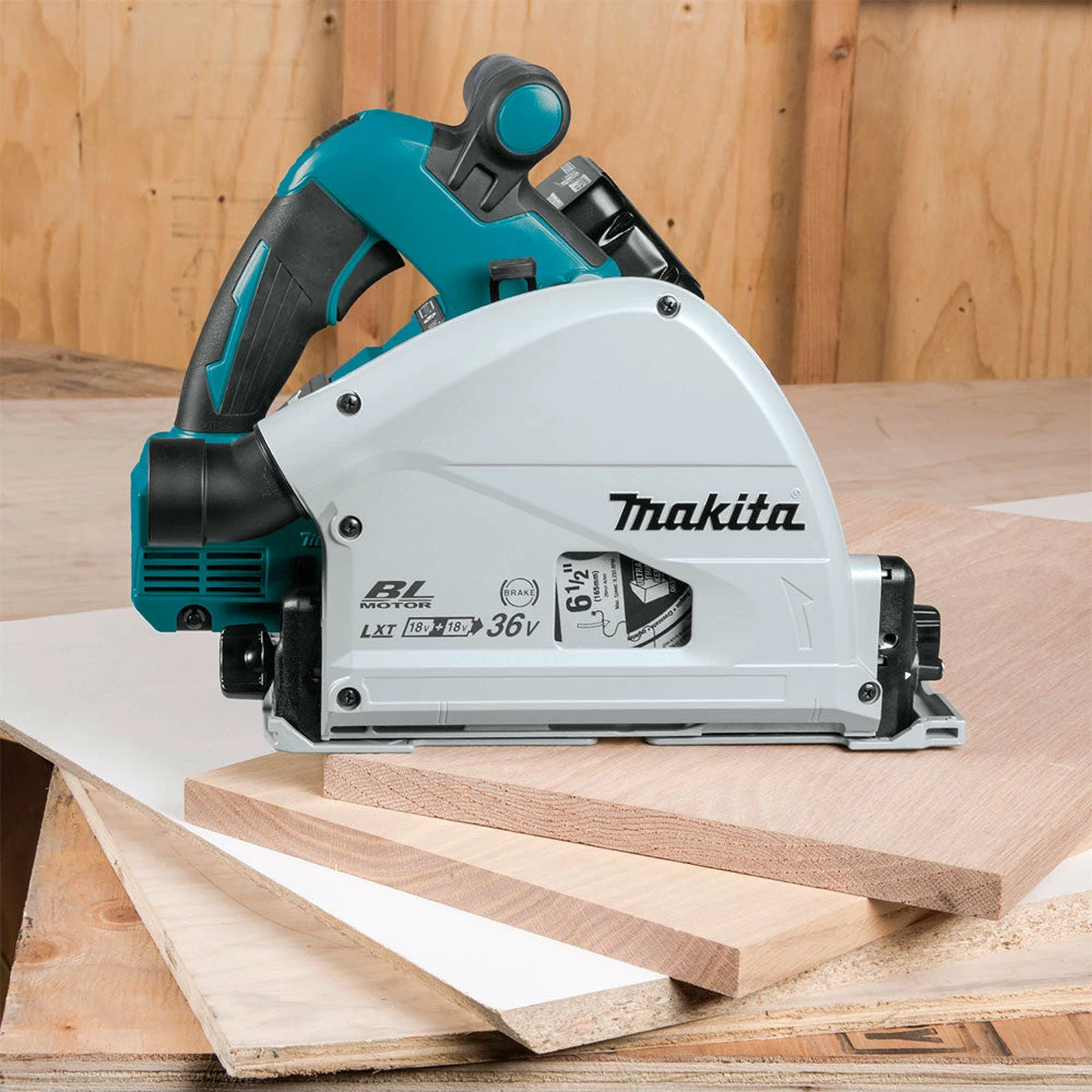 Makita XPS01PMJ 36V 2X 18V LXT 6-1/2" Li-Ion Brushless Plunge Circular Saw Kit Tools & Equipment 12 Makita XPS01PMJ 36V 2X 18V LXT 6-1/2" Li-Ion Brushless Plunge Circular Saw Kit Tools & Equipment