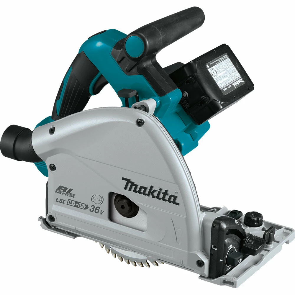 Makita XPS01PMJ 36V 2X 18V LXT 6-1/2" Li-Ion Brushless Plunge Circular Saw Kit Tools & Equipment 4 Makita XPS01PMJ 36V 2X 18V LXT 6-1/2" Li-Ion Brushless Plunge Circular Saw Kit Tools & Equipment