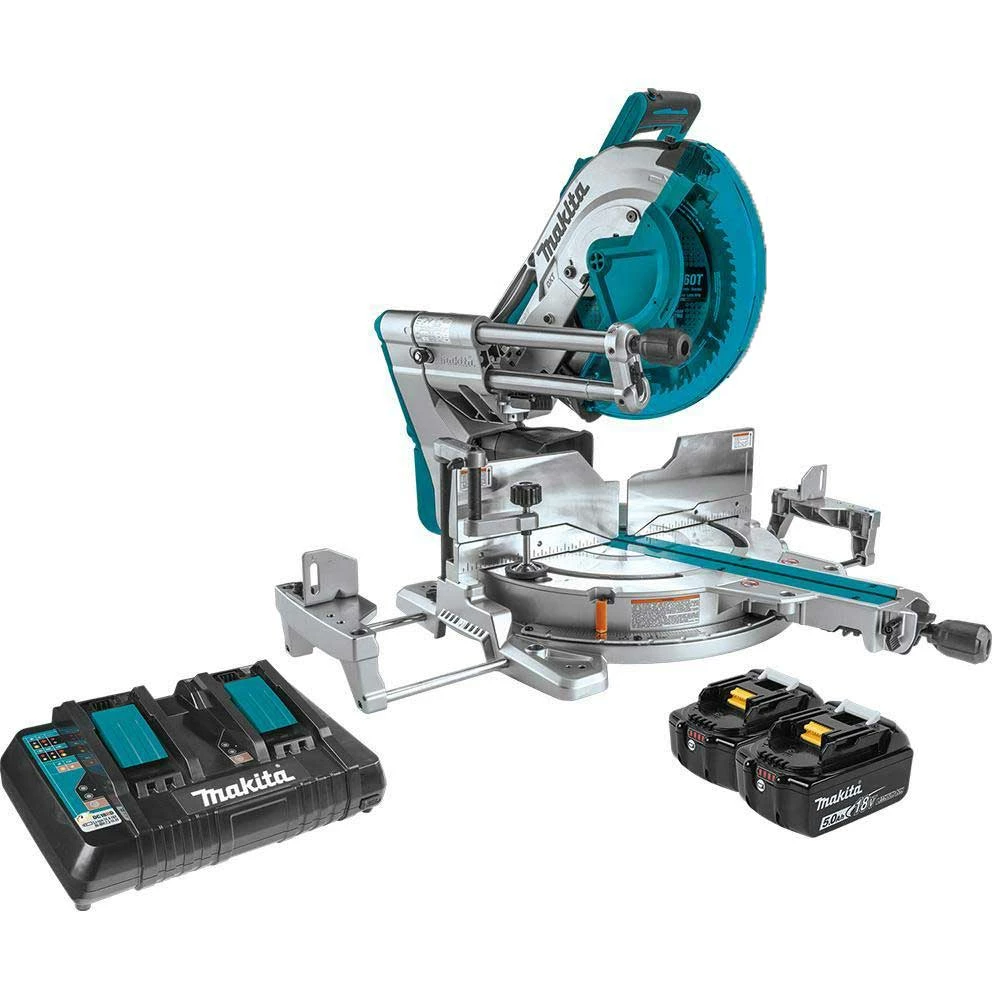 Makita XSL07PT 18 Volts X2 LXT Brushless Cordless Dual Miter Saw With Laser Kit 3 Makita XSL07PT 18 Volts X2 LXT Brushless Cordless Dual Miter Saw With Laser Kit