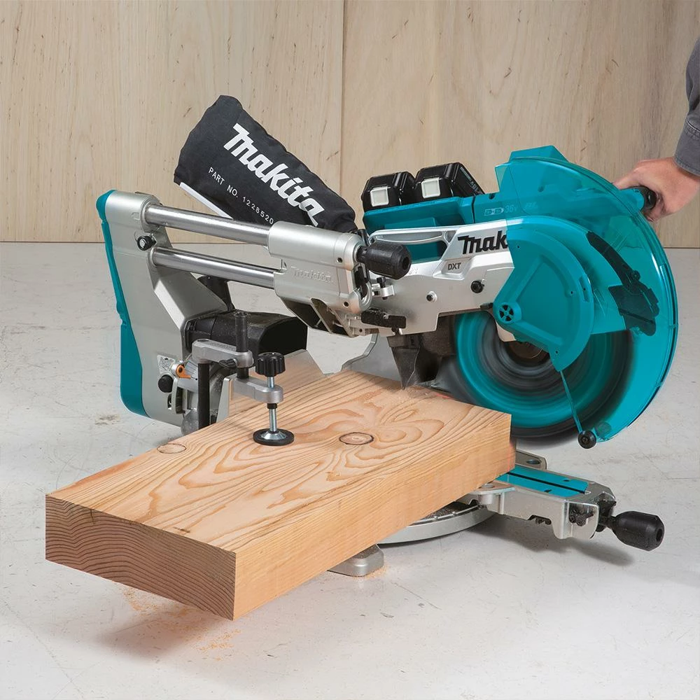 Makita XSL07PT 18 Volts X2 LXT Brushless Cordless Dual Miter Saw With Laser Kit 5 Makita XSL07PT 18 Volts X2 LXT Brushless Cordless Dual Miter Saw With Laser Kit