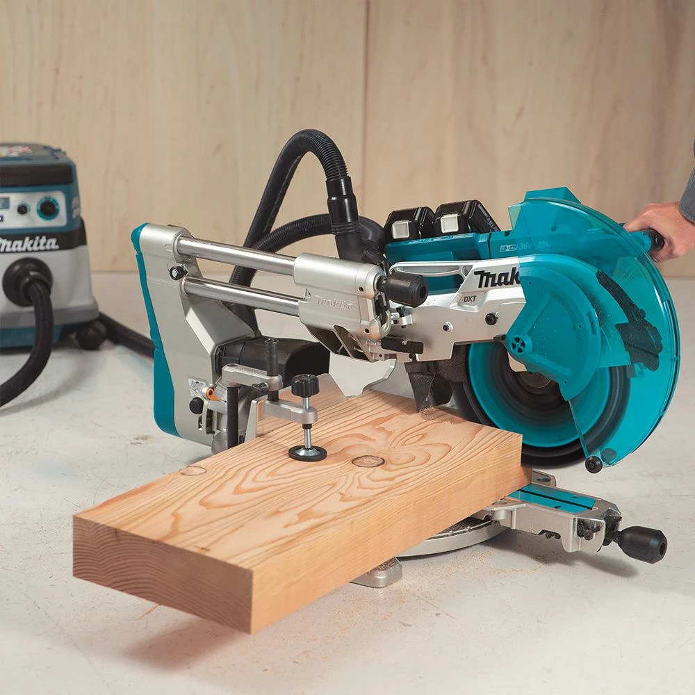 Makita XSL07PT 18 Volts X2 LXT Brushless Cordless Dual Miter Saw With Laser Kit 6 Makita XSL07PT 18 Volts X2 LXT Brushless Cordless Dual Miter Saw With Laser Kit