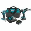 Tools & Equipment Makita XT288T 18V LXT Li-Ion Brushless Cordless Drill/Driver Combo Kit