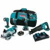 Tools & Equipment Makita XT507PT 18V LXT Li-Ion Brushless Cordless 5 Tool Combo 5.0 Ah Kit