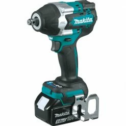 Tools & Equipment Makita XWT17T 18V LXT 1/2" Sq. Drive Li-Ion Brushless Cordless Impact Wrench Kit