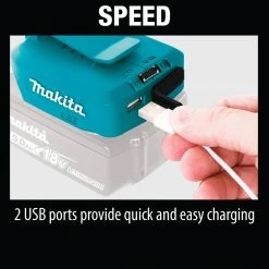 Makita ADP05 18-Volt Lithium-Ion Cordless USB Power Source - Bare Tool Tools & Equipment