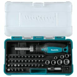 Makita B-50289 Durable Multi Assorted Fastening Ratchet And Bit Set - 47pc Power Tools 8 Makita B-50289 Durable Multi Assorted Fastening Ratchet And Bit Set - 47pc Power Tools