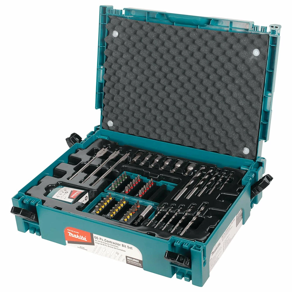 Power Tools Makita B-51661 Heavy Duty Portable Contractor Bit Set - 66pc 3 Power Tools Makita B-51661 Heavy Duty Portable Contractor Bit Set - 66pc