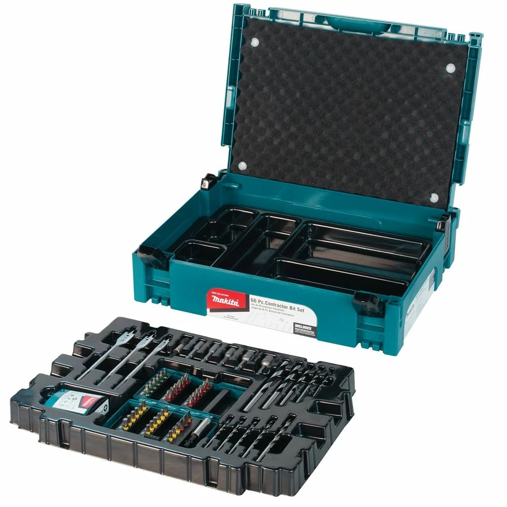 Power Tools Makita B-51661 Heavy Duty Portable Contractor Bit Set - 66pc 5 Power Tools Makita B-51661 Heavy Duty Portable Contractor Bit Set - 66pc