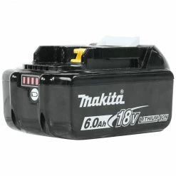 Makita BL1860B-2 18-Volt 6.0Ah Integrated LED LXT Lithium-Ion Battery - 2pk