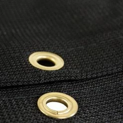 Weather Guard Black Mesh 6x8 Heavy Duty UV Screen Shade Canopy Patio Yard Tarp Sun Cover