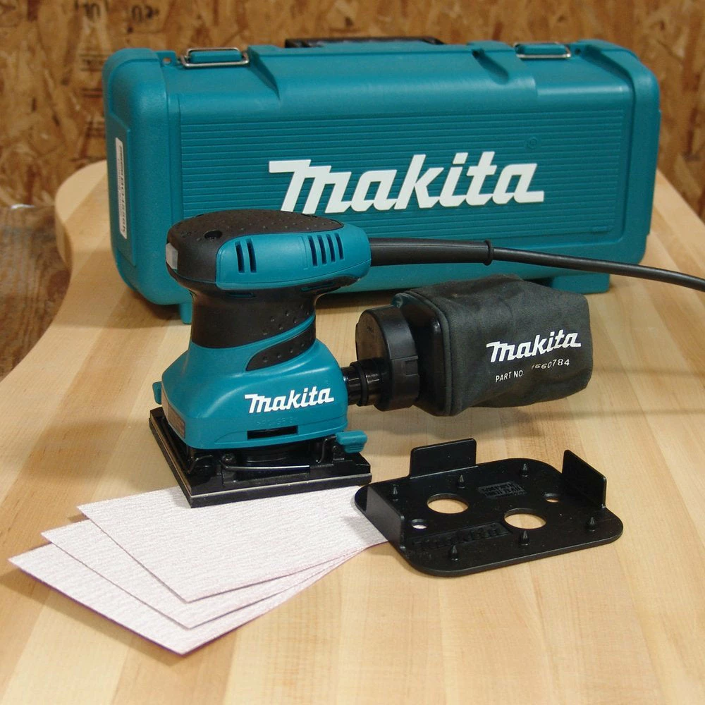 Makita BO4556K 4-1/2-Inch 2.0 Amp 14,000 Opm Finishing Sander With Case 6 Makita BO4556K 4-1/2-Inch 2.0 Amp 14,000 Opm Finishing Sander With Case