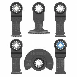 Bosch OSL006 Starlock Oscillating Multi-Tool Accessory Blade Set - 6pc Tools & Equipment
