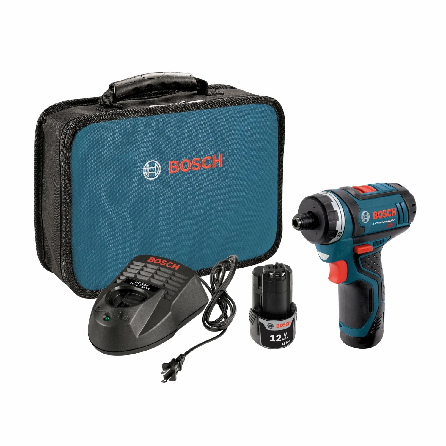 Bosch PS21-2A 12-Volt 0-1,300 Rpm Max Lithium-Ion 2-Speed Pocket Driver Kit 3 Bosch PS21-2A 12-Volt 0-1,300 Rpm Max Lithium-Ion 2-Speed Pocket Driver Kit