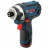 Bosch PS41-2A 12-Volt 1/4-Inch Max Lithium-Ion Fuel Guage Impact Driver Kit Tools & Equipment