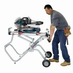 Power Tools Bosch T4B 16-Foot Rapid Release Tool Mount Miter Saw Gravity-Rise Stand
