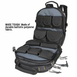 Custom Leather Craft 1132 75 Pocket Maintenance Tool Work Pack Backpack