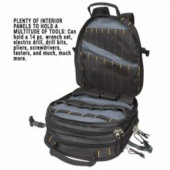 Custom Leather Craft 1132 75 Pocket Maintenance Tool Work Pack Backpack