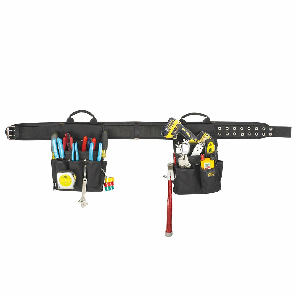 Custom Leather Craft Custom LeatherCraft 5609 20-Pocket 3-Piece Double Layer Cordura Electrical Combo Tools & Equipment 3 Custom Leather Craft Custom LeatherCraft 5609 20-Pocket 3-Piece Double Layer Cordura Electrical Combo Tools & Equipment