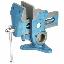 Shop Fox D3125 3-1/2 X 2-1/8-Inch Jaws 360 Degree Capacity Swivel Parrot Vise Tools & Equipment