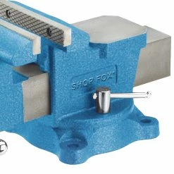 Shop Fox D3250 6-Inch 360 Degree Durable Precision Bench Vise W/ Swivel Base Tools & Equipment