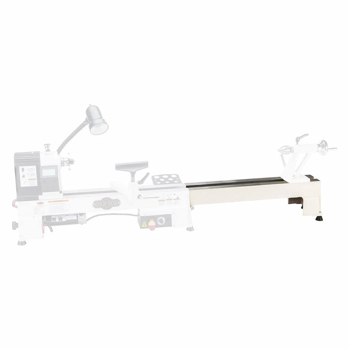 Shop Fox D4562 40-7/8-Inch Heavy Duty Steel Bed Extension For W1836 Wood Lathe Tools & Equipment 4 Shop Fox D4562 40-7/8-Inch Heavy Duty Steel Bed Extension For W1836 Wood Lathe Tools & Equipment