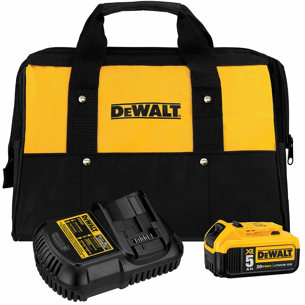 DeWALT DCB205CK 20V 5.0Ah Lithium-Ion Battery Pack And Charger Kit Tools & Equipment 3 DeWALT DCB205CK 20V 5.0Ah Lithium-Ion Battery Pack And Charger Kit Tools & Equipment