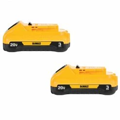 Tools & Equipment DeWALT DCB230-2 20V MAX 3Ah Compact Lithium Ion Battery Back - 2 Pk