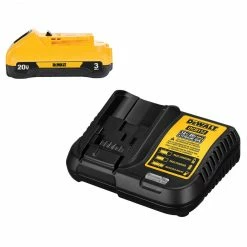 DeWALT DCB230C 20V MAX 3.0Ah Compact Lithium-Ion Charging Starter Kit Tools & Equipment