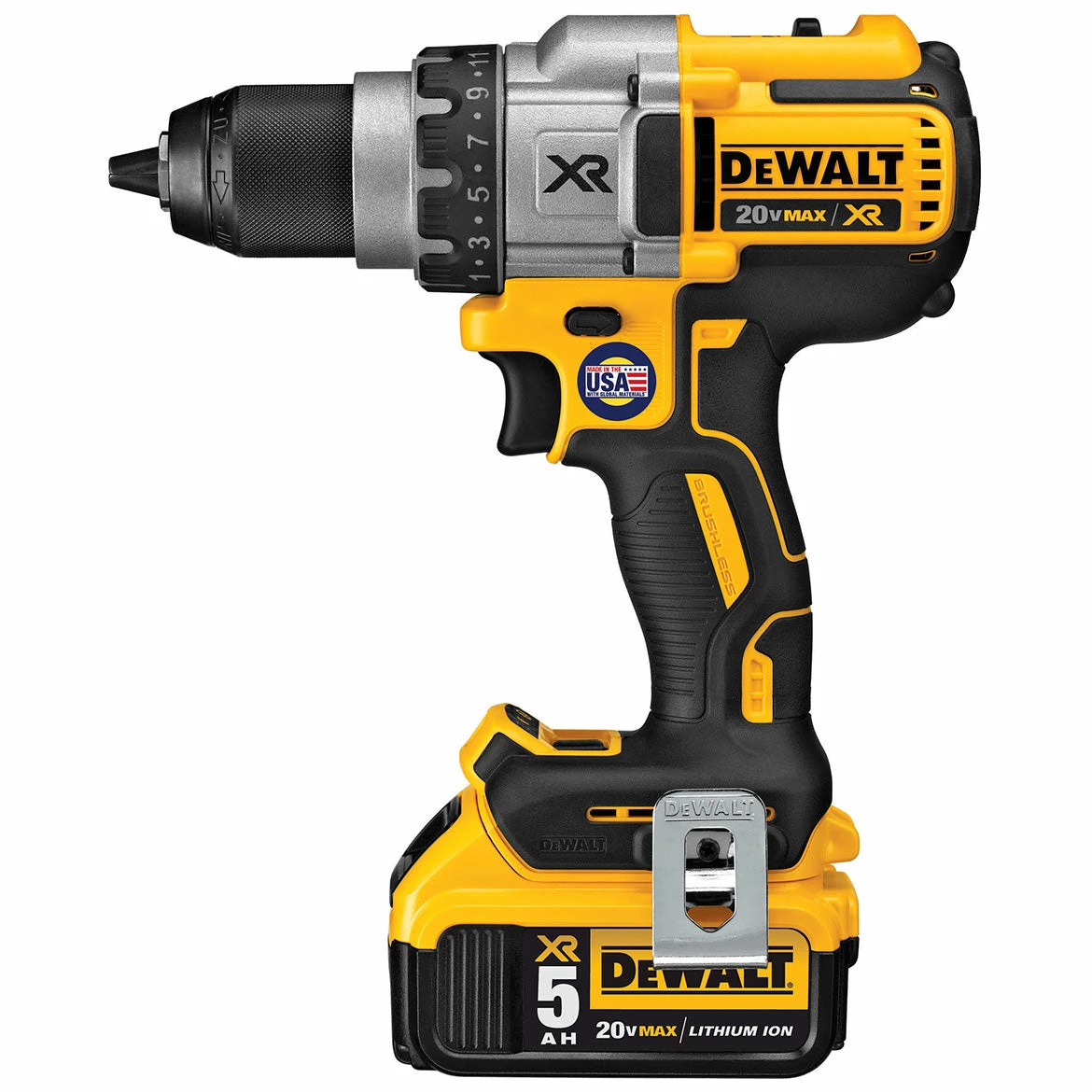 DeWALT DCD991P2 20V 1/2-Inch 3-Speed 5.0Ah Lithium-Ion Drill/Driver Kit 4 DeWALT DCD991P2 20V 1/2-Inch 3-Speed 5.0Ah Lithium-Ion Drill/Driver Kit