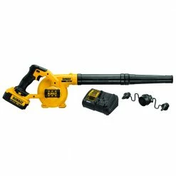 DeWALT DCE100M1 20V 100CFM Variable Speed Compact Jobsite Blower Kit