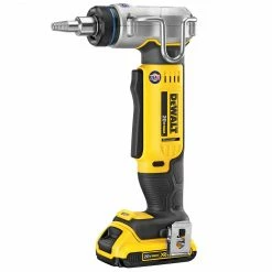 Tools & Equipment DeWALT DCE400D2 20V MAX 1-Inch Pex Cordless Rotating Head Expander Tool Kit