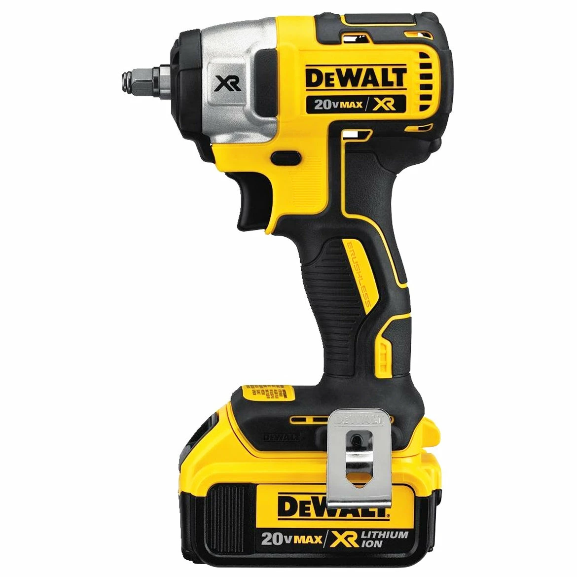 Tools & Equipment DeWALT DCF890M2 20V 4.0Ah 3/8-Inch Cordless MAX XR Compact Impact Wrench Kit 4 Tools & Equipment DeWALT DCF890M2 20V 4.0Ah 3/8-Inch Cordless MAX XR Compact Impact Wrench Kit