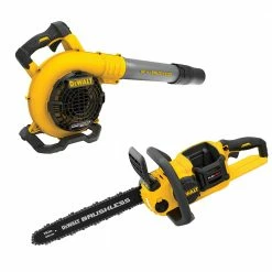 DeWALT DCKO667X1 60V MAX FLEXVOLT 16" Cordless Chainsaw And Blower Combo Kit Tools & Equipment