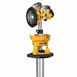 DeWALT DCL079R1 20V MAX 6Ah Heavy Duty Cordless LED Tripod Light Kit Tools & Equipment