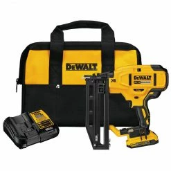 Tools & Equipment DeWALT DCN662D1 20V MAX XR 16-Gauge 2.0Ah Cordless Straight Finish Nailer Kit