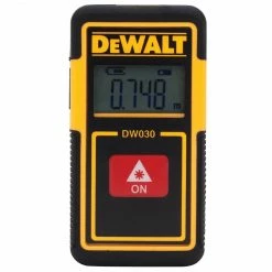 Tools & Equipment DeWALT DW030PL 30-Foot Durable Lithium-Ion Pocket Laser Distance Measurer