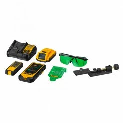 DeWALT DW080LGS 20V MAX Green Tough Cordless Tool Connect Rotary Laser Level Tools & Equipment