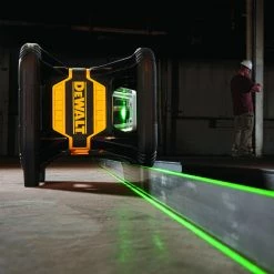 DeWALT DW080LGS 20V MAX Green Tough Cordless Tool Connect Rotary Laser Level Tools & Equipment